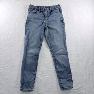 Universal‎ Thread Jeans High Rise Skinny Light Wash Blue Denim Size 6/28S